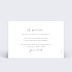Carte remerciement mariage Jeu Typographique Moderne Verso