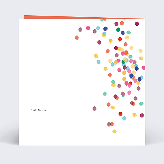 Remerciements Toutes Occasions Confettis