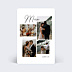 Remerciements mariage Simple Pêle-mêle
