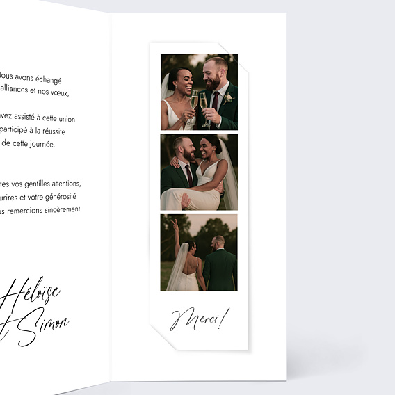 Remerciements mariage Icônes