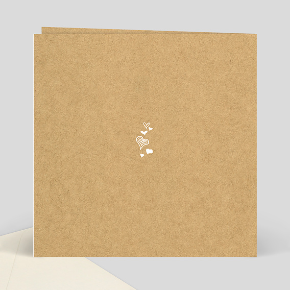 Carte remerciement anniversaire Corde à Linge Verso