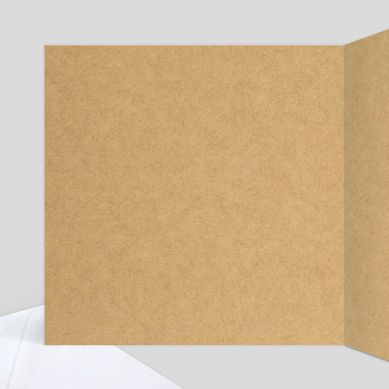 Carte de remerciement Joli Kraft Intérieur Gauche