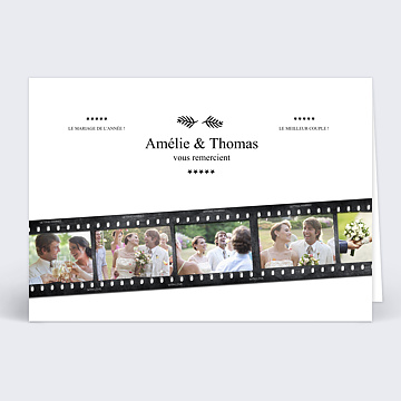 Remerciements Mariage Remerciement Mariage cinéma