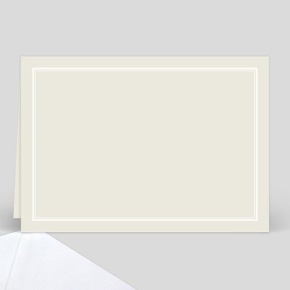 Carte remerciement mariage Classique Cadre Multiphotos Verso