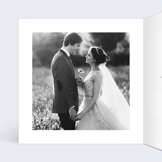 Remerciements mariage Plusieurs Photos