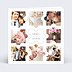 Carte remerciement invitation Puzzle