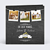 Carte remerciement mariage Polaroids