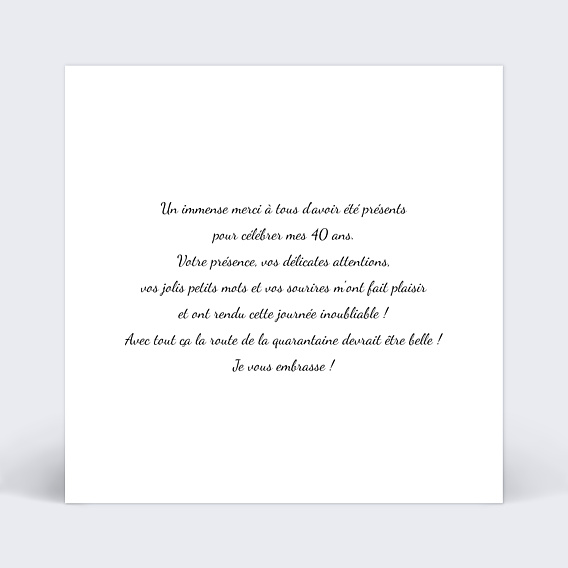 Remerciements Toutes Occasions Polaroïd