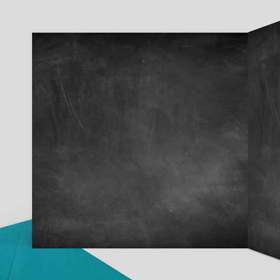 Carte remerciement mariage En Retard Intérieur Gauche