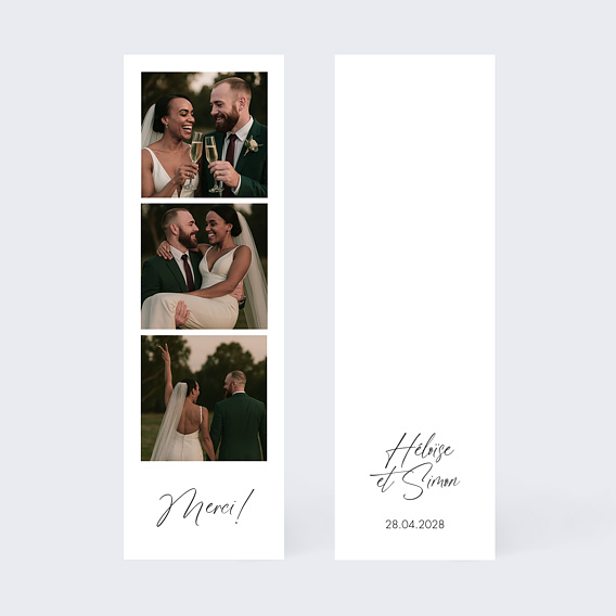 Carte remerciement mariage Icônes