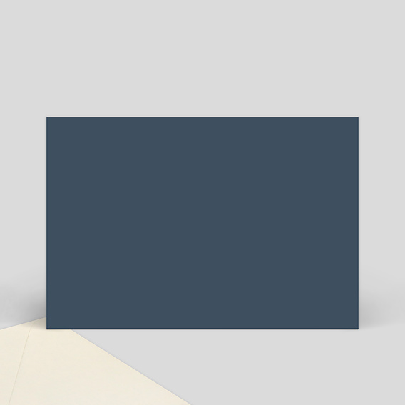 Carte remerciement décès Montagne Verso