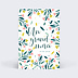 Carte remerciement invitation Floral Atmosphere