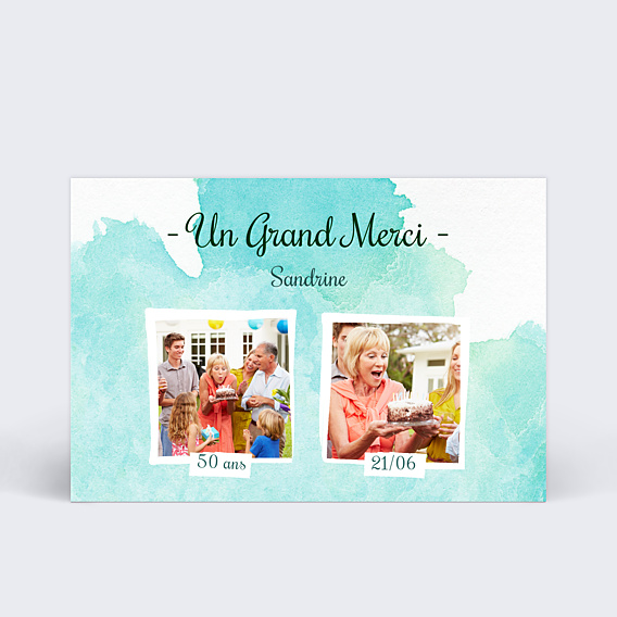 Remerciements Toutes Occasions Flashback