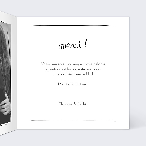 Remerciements Toutes Occasions Calligraphie Enfant