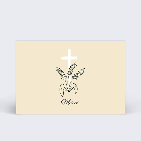 Remerciements Décès Epis de Blé