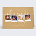 Carte remerciement invitation Corde à Linge Kraft