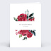 Carte remerciement mariage Rouge Passion