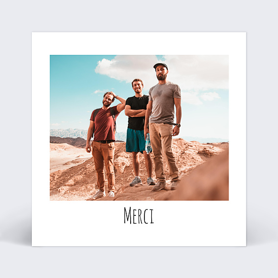 Remerciements Toutes Occasions Polaroïd