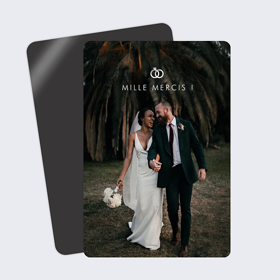 Carte remerciement mariage Icônes