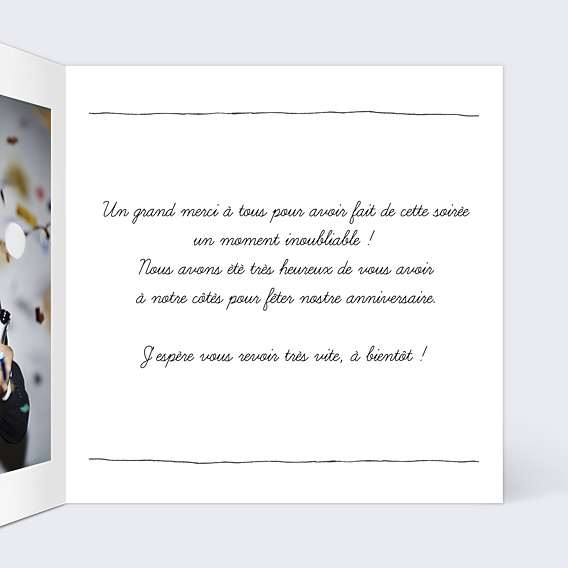 Remerciements Toutes Occasions Trait de Crayon