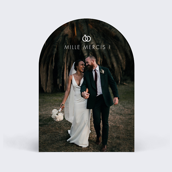 Carte remerciement mariage Icônes