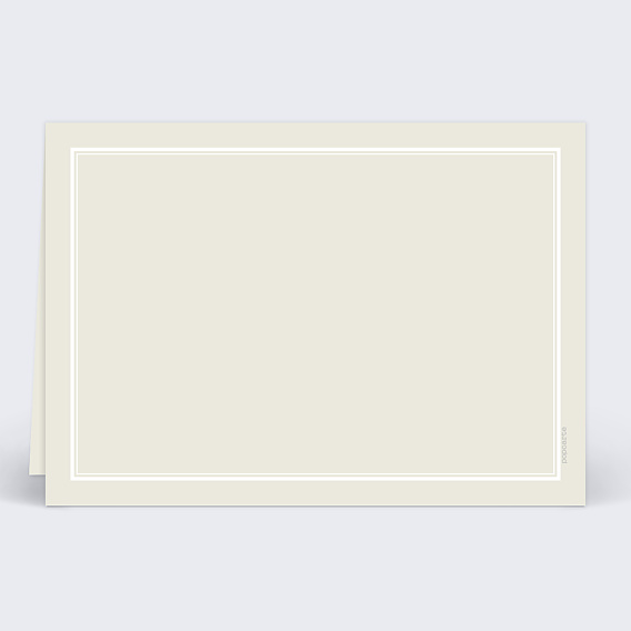 Carte remerciement mariage Classique Cadre Multiphotos Verso