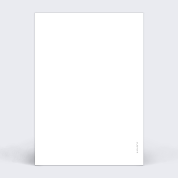 Carte de Remerciement Mariage 100% Personnalisable Verso