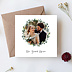 Carte remerciement mariage Nature Après 4