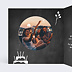Carte remerciement invitation Gâteau d'Anniversaire Intérieur Gauche
