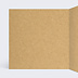 Carte remerciement invitation Joli Kraft Intérieur Gauche