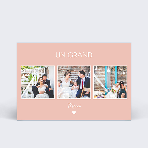 Remerciements mariage Famille