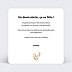 Carte remerciement invitation Golden Jungle Verso
