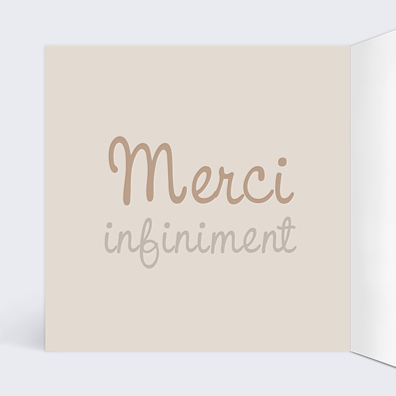 Remerciements Toutes Occasions Bulle Merci Infiniment