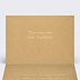 Carte remerciement invitation Corde à Linge Kraft Intérieur Gauche