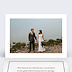 Carte remerciement mariage Cadre Double Intérieur Gauche