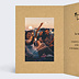 Carte remerciement invitation Petit Carnet Intérieur Gauche