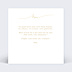 Remerciements Toutes Occasions Lettre d'Or