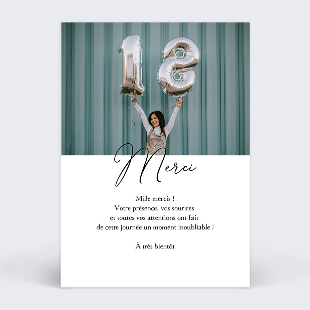Carte De Remerciements Anniversaire Collage Carte De Remerciements Anniversaire Collage