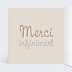 Remerciements Toutes Occasions Bulle Merci Infiniment