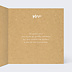 Carte remerciement invitation Joli Kraft Intérieur Droit