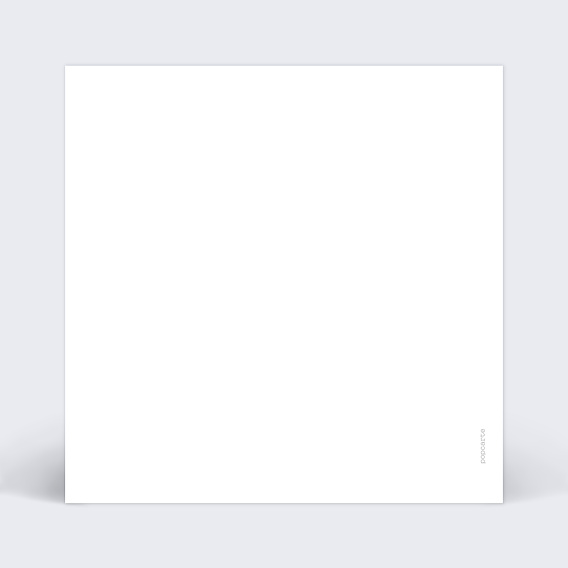 Carte remerciement anniversaire Modèle 100% Personnalisable Verso