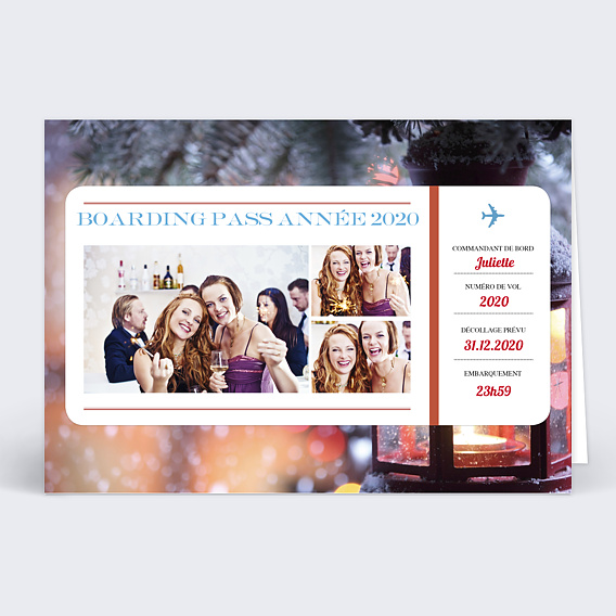 Carte de Voeux Particuliers Carte année 2020