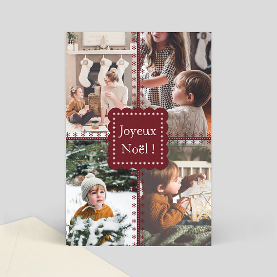 Carte de Noël Carte bonnes fêtes de fin d'année