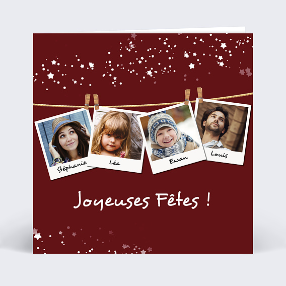 Carte de Noël Cartes bonnes fêtes