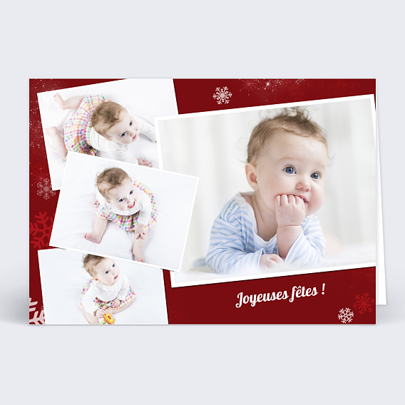 Carte de Noël Carte de joyeuses fêtes