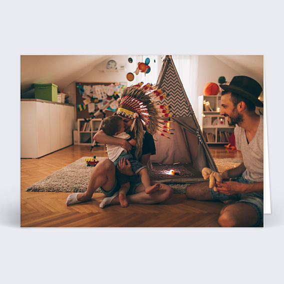 Carte de Noël Carte de noël photo seule