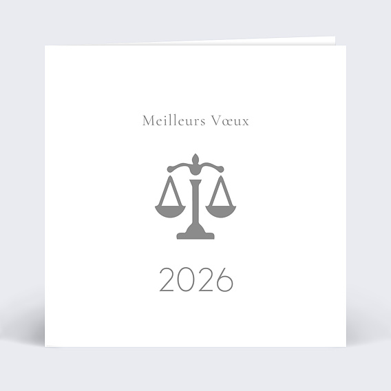 modele de carte de voeux pour un avocat
