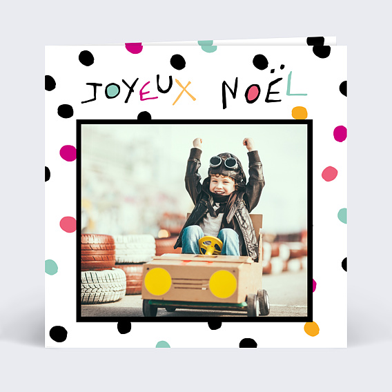 Carte de Noël Carte de voeux enfants