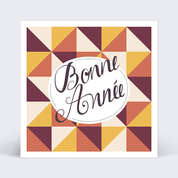 Carte de Voeux Particuliers Carte de voeux mosaïque