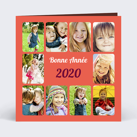 Carte de Voeux Particuliers Carte de voeux 2020 originale